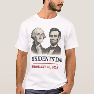 Präsidententag – Abstrakter Tribut an das Erbe T-Shirt