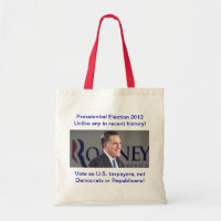 Präsidentenwahl Romney Foto-Tasche 2012