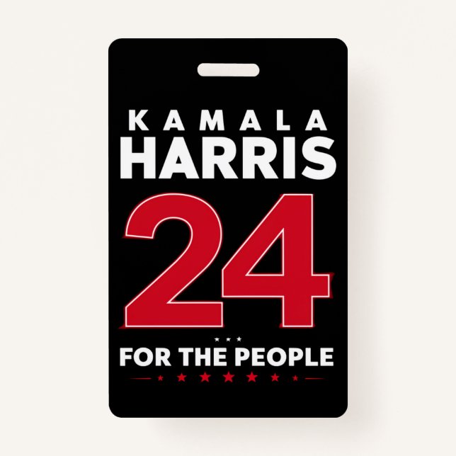 Präsidentin 47 Kamala Harris 2024 Unterstützung Fr Ausweis (Vorderseite)