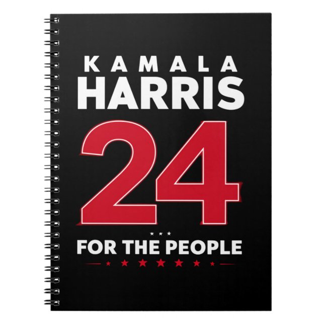 Präsidentin 47 Kamala Harris 2024 Unterstützung Fr Notizblock (Vorderseite)