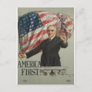 Präsidentschaftskampagne 1920 postkarte