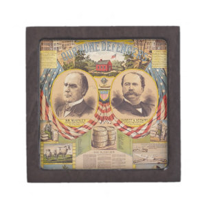 Präsidentschaftskampagne für das Vintage republika Kiste