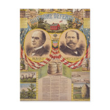 Präsidentschaftskampagne für das Vintage republika