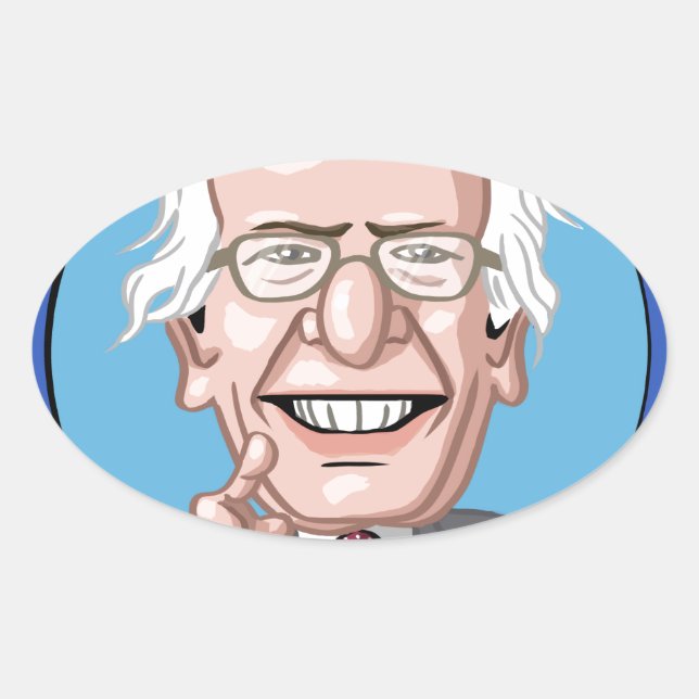 Präsidentschaftswahl 2016 ovaler aufkleber (Vorderseite)