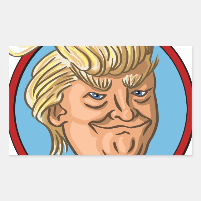 Präsidentschaftswahl 2016 rechteckiger aufkleber (Vorderseite)