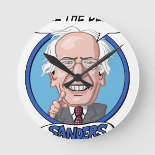 Präsidentschaftswahl 2016 runde wanduhr