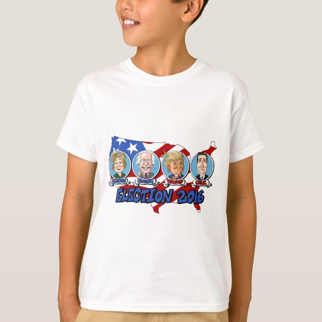 Präsidentschaftswahl 2016 T-Shirt (Vorderseite)