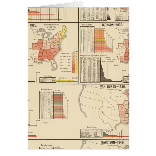 Präsidentschaftswahlen 1824-1840 (Vorne)