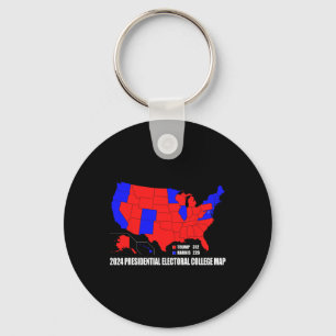 Präsidiales Wahlkollegium USA Karte Trump Harri Schlüsselanhänger