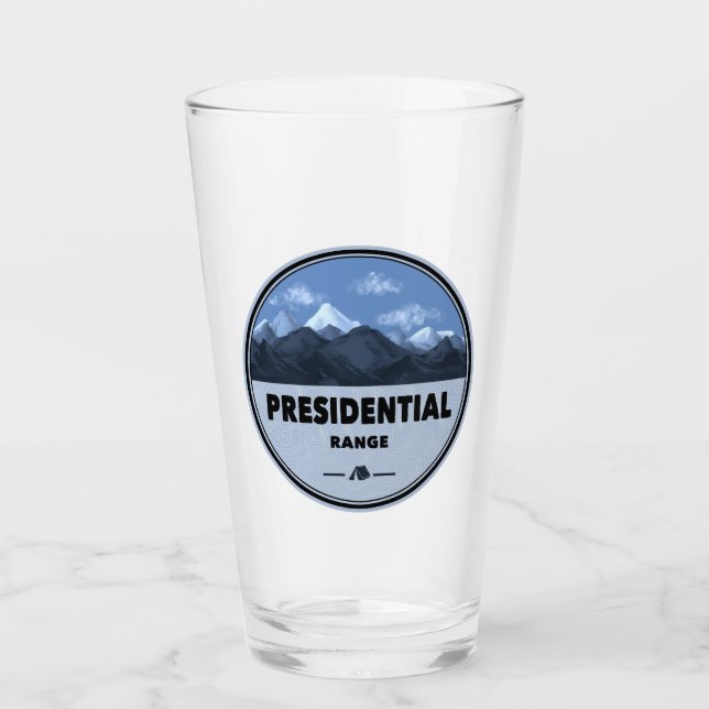 Präsidialkette New Hampshire Camping Glas (Vorderseite)