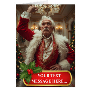 Prätentiöse Alte Königin: Funny Gay Christmas Card