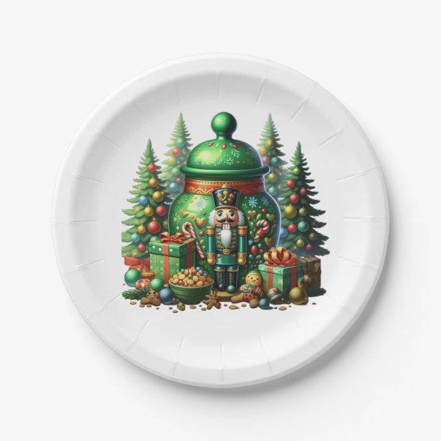 Prato de Papel (Paper Plate) Quebra-Nozes Pappteller (Vorderseite)