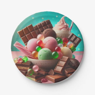 Prato Descartável para Festa Pappteller