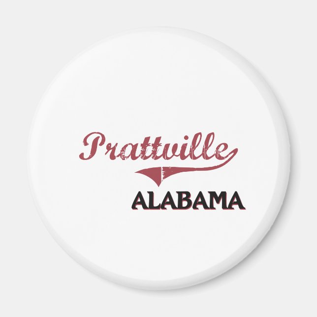 Prattville Alabama City Classic Magnet (Vorne)
