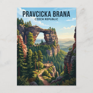 Pravcicka Brana Tschechien Postkarte