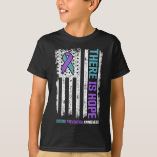 Prävention der amerikanischen Flagge Hoffnung Selb T-Shirt