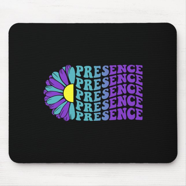 Präventionsbewusstsein für Anwesenheit Suower Mousepad (Vorne)