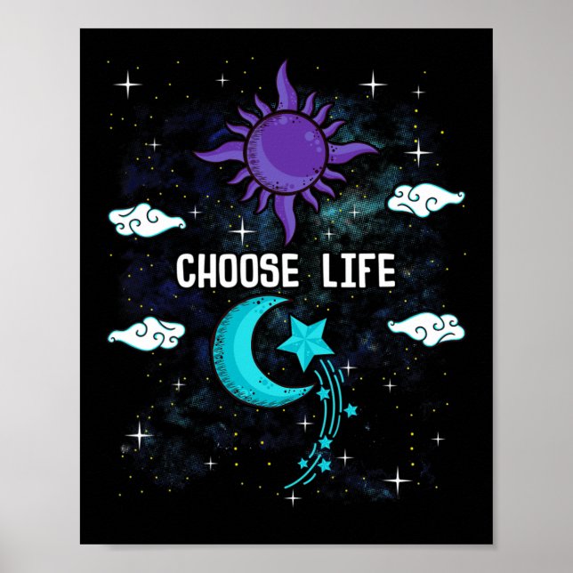 Präventionsbewusstsein Semicolon wählt Leben Poster (Vorne)