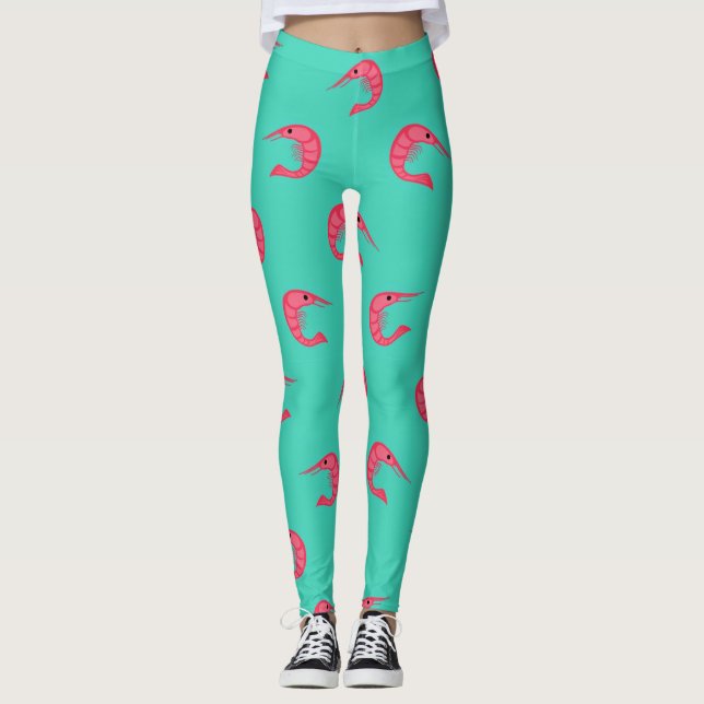 Prawns Pattern Leggings (Vorderseite)
