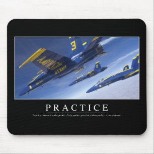 Praxis: Inspiration Zitat Mousepad