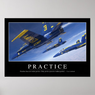 Praxis: Inspirierend Zitat Poster