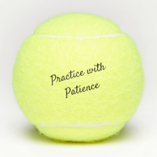 Praxis mit Geduld Tennisbälle
