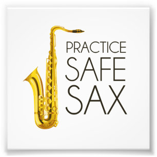 Praxis-Safe-Saxophon Fotodruck