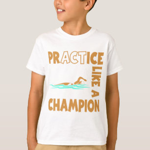 Praxis-Schwimmen, Gold T-Shirt