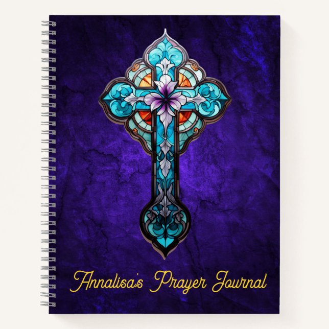 Praxiszeitung für das gestettete Glas Notizbuch (Vorderseite)