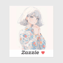 Pray | 東京娘 GenerartiveAI シール Aufkleber