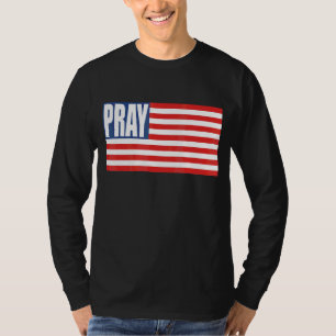"Pray Flag" Die Welt braucht Christliches Gebet T-Shirt