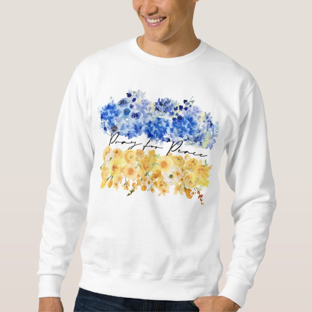 Pray for Peace. I stand with Ukraine.  Sweatshirt (Vorderseite)