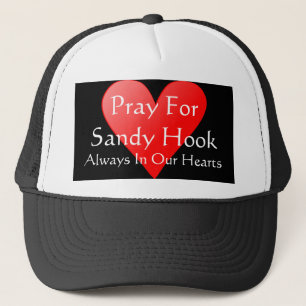 PRAY FOR SANDY HOOK IMMER IN UNSEREN HERZEN TRUCKERKAPPE
