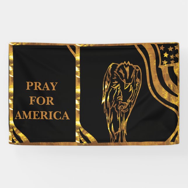 PRAY FÜR AMERIKA BANNER (Horizontal)