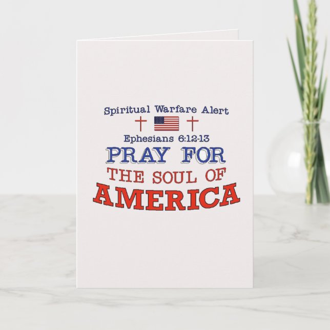 PRAY FÜR AMERIKA Grußkarte Dankeskarte (Vorderseite)