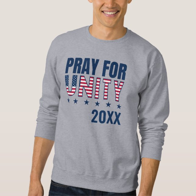 PRAY FÜR Christliches GEbet Sweatshirt (Vorderseite)