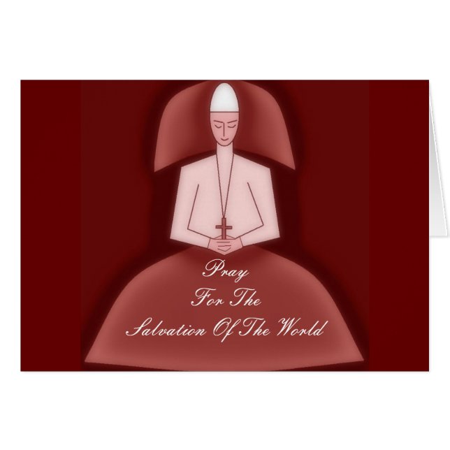 PRAY FÜR DIE SALVATION DER WELT (Vorderseite (Horizontal))