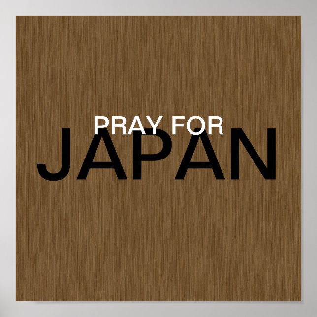 PRAY FÜR JAPAN POSTER (Vorne)