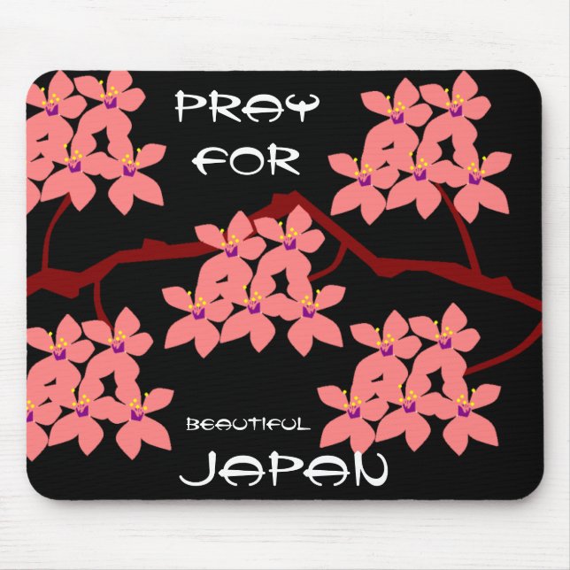PRAY FÜR SCHÖNEN JAPAN MOUSEPAD (Vorne)