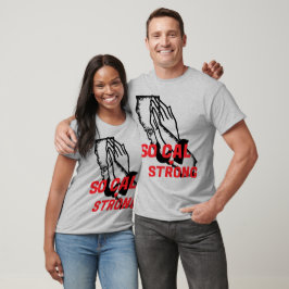 PRAY FÜR SO SCHÖNES, STARKES Red Blk CA Herz T-Shirt