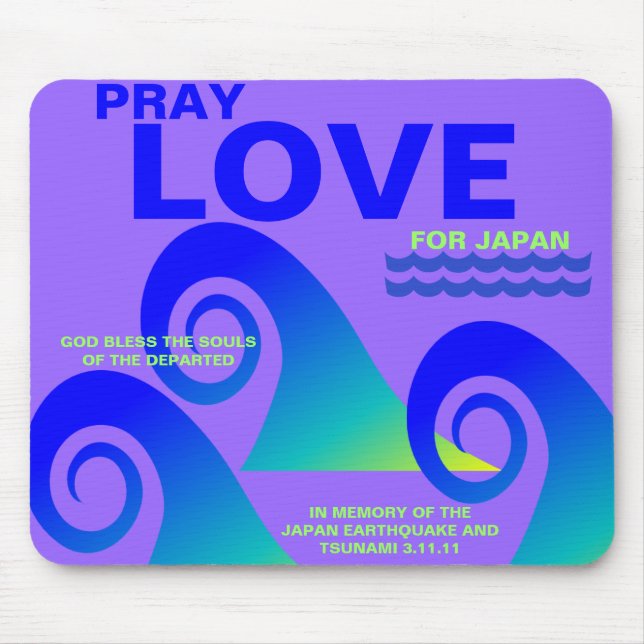 PRAY-LIEBE FÜR JAPAN MOUSEPAD (Vorne)
