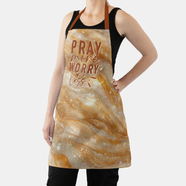 Pray More Worry Less Schürze (InSitu)