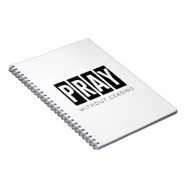 PRAY OHNE ZURÜCKGEHEN Spiral Notebook Notizblock