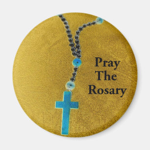 PRAY THE ROSARY MAGNET