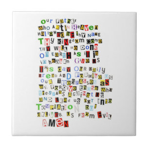 Prayer bunten Lords Fliese