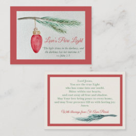 Prayer Card - Personalize - Season of Joy Mitteilungskarte