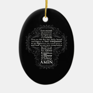 Prayer" "christliches Geschenk Jesus "unseres Keramik Ornament