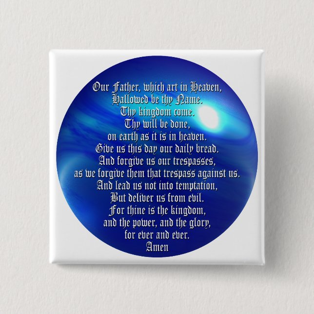 Prayer des Lords Button (Vorderseite)