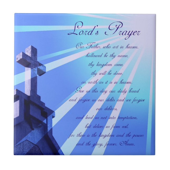 Prayer Design Tile Lords Fliese (Vorderseite)