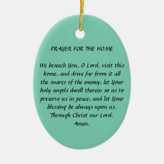 PRAYER FÜR DIE ZUHAUSE KERAMIK ORNAMENT